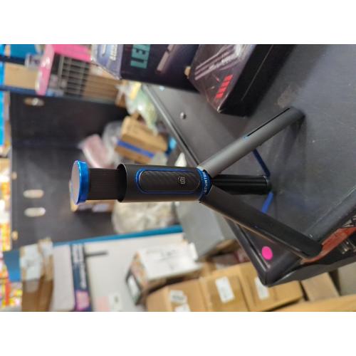 ATUMTEK Selfie Stick Tripod, 3-in-1 Extendable Aluminum Phone Tripod, Compatible with iPhone 17/16/15/14/13/12/11/11 Pro/XS Max/XR and Samsung Smartphones, Blue