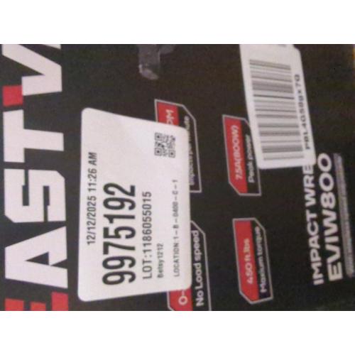 Eastvolt 800W Electric Impact Wrench, Heavy Duty 7.5 Amp Corded Max Torque 450 Ft-lbs 3400 RPM, 1/2 Inch with Hog Ring Anvil