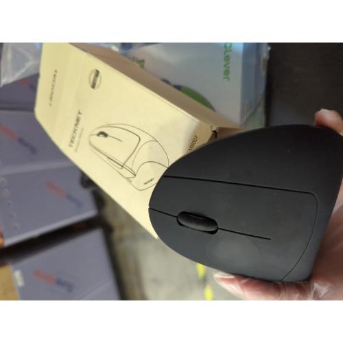 TECKNET Ergonomic Mouse, Wireless Bluetooth Vertical Mouse, 4800 DPI Optical Tracking, 6 Adjustable DPI, Quiet Clicks, 2.4GHz with USB A Receiver, 12 Months Battery, 6 Buttons, Wide Compatibility