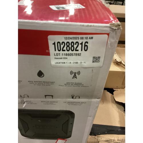 ION Audio Sport - Speaker - for portable use - wireless - Bluetooth, NFC - App-controlled - 2-way