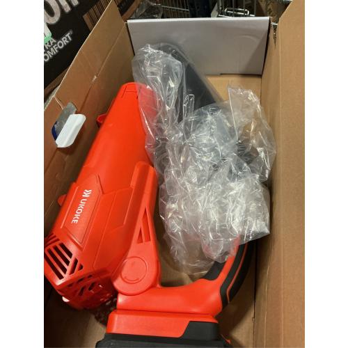 Ukoke Powerful 40V Brushless Cordless Blower (130 MPH / 550 CFM),for Blowing Snow Debris, Leaves, and Dust 2.0Ah Battery and Charger Included, Orange
