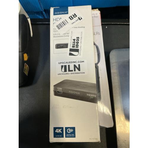 Insignia™ - 3-Port HDMI Switch with 4K and HDR Pass-Through - Black