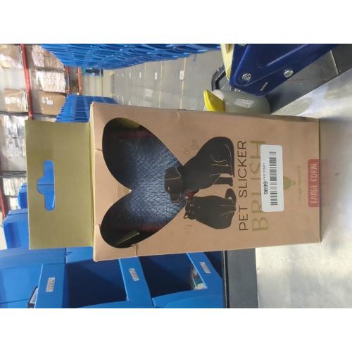 Coral Size Large Dog Slicker Brush for Grooming Pet Hair - Best Slicker For Poodle & Golden Doodle - Long Haired Tool For Dogs - Goldendoodle Long Pin Brush For Dematting (Large)