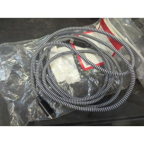 Native Union Type-C Belt Cable Pro - 240W USB-C to USB-C 8ft Ultra-Strong Charging Cable with Leather Strap Compatible with iPhone Air, 17 Pro Max, MacBook Pro 14/16 M4, Air 15 M3 (Zebra)