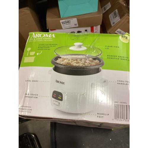 Aroma® 6-Cup (Cooked) Rice & Grain Cooker