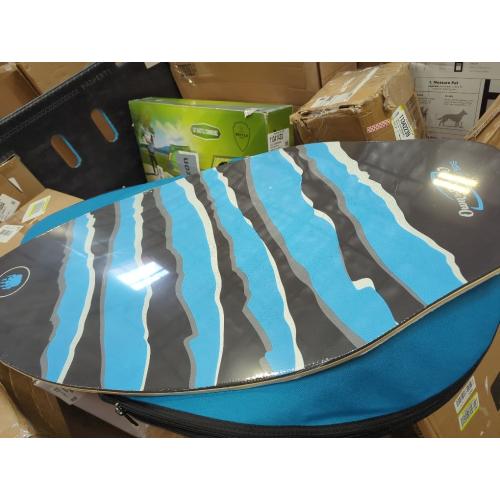 Own the Wave Black Claw Strike 40″ High Performance Wooden Skimboard - Features Non-Slip Traction Pad | Comes with Padded Carry Bag Made from Recycled Plastics – for Kids and Adults