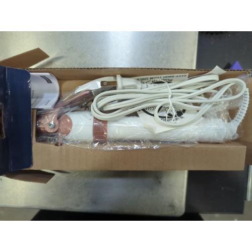 Conair Double Ceramic 3/4-Inch Curling Iron, ¾-Inch Barrel Creates Tight Curls, Hair Curler for Use on Short, Medium, and Long Hair, White