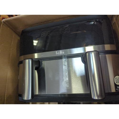 4-qt. TriZone Touchscreen Air Fryer with Dual Flex Basket, Stainless Steel