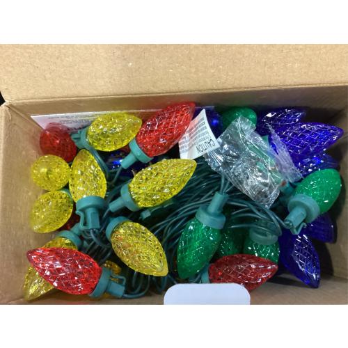 Brightown Smart C9 Christmas Lights Outdoor, 100 LED Christmas Color Changing Fairy Lights App Control, Music Sync, RGB, Shatterproof Connectable C9 String Lights for Tree House Indoor Xmas Decor