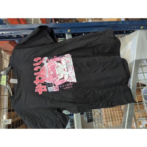 Size 2XL Pastel Goth Japanese Fashion Kawaii Clothes Soft Cotton Comic Print Girl's World T-Shirt