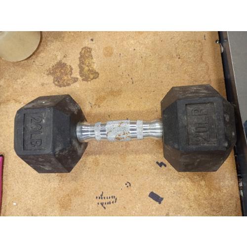 Amazon Basics Rubber Hex Dumbbell Hand Weight