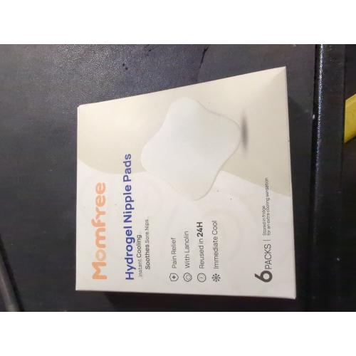 6 Pack Hydrogel Nipple Gel Pads for Breastfeeding: Soothing Nursing Pads Reusable Instant Cooling Relief | Promotes Healing Irritated Nipples - 6 Packs(12 Count)