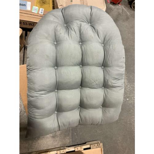 Used Egg Chair Cushion Replacement Outdoor Hanging Chair Cushion for Patio Furiture Hammock Swing Cushion 47x35x6 Inches (Light Gray)