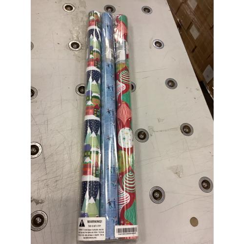 3 pack wrapping paper