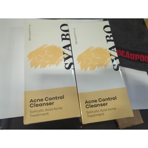 Pack of 2 Size 5.07 Salicylic Acid Face Cleanser, Daily Gentle Acne Cleansing Face Wash for Acne, Pore, Blackheads, Breakouts, Cleansing Gel for Oily & Sensitive Skin, 5.07 FL OZ