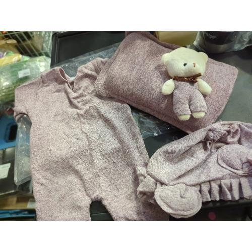 RN Holibeat Baby Girl Purple Photography Props Super Soft Newborn Girl Photo Shoot Outfits Costumes (Purple)