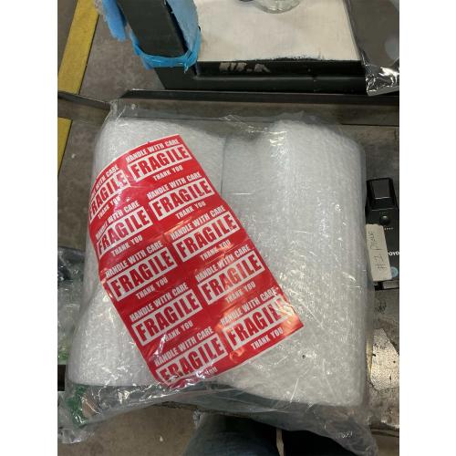 Bubble Cushioning Wrap Rolls, 3/16 x 12 x 72' ft Total [2 Rolls of 36 Feet] Perforated Every 12, 20 Fragile Stickers for Packaging, Shipping, Mailing
