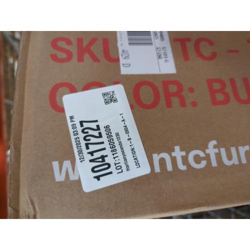 NTC Mingle 47-Inch Console Table, Modern Solid Wood Entryway Table with Hidden Drawer, Waterproof & Heat Resistant, Narrow Table for Hallway, Living Room & Foyer, Burnt Black