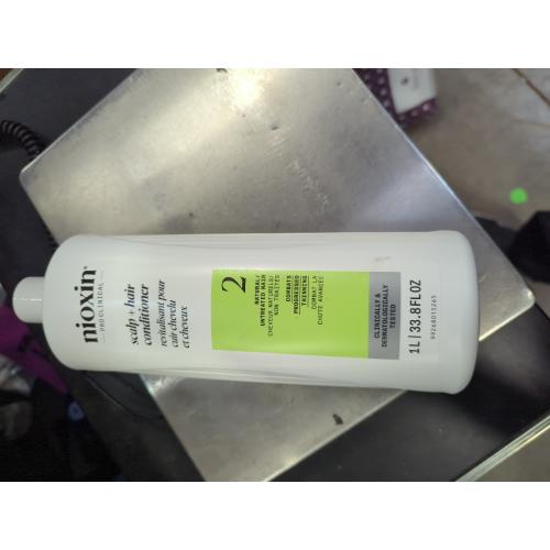 Nioxin System 2 Scalp   Hair Thickening Conditioner for Natural Hair with Progressed Thinning | Boost Hair Density with Niacinamide & Biotin | Refreshed Scalp with Healthy Shine