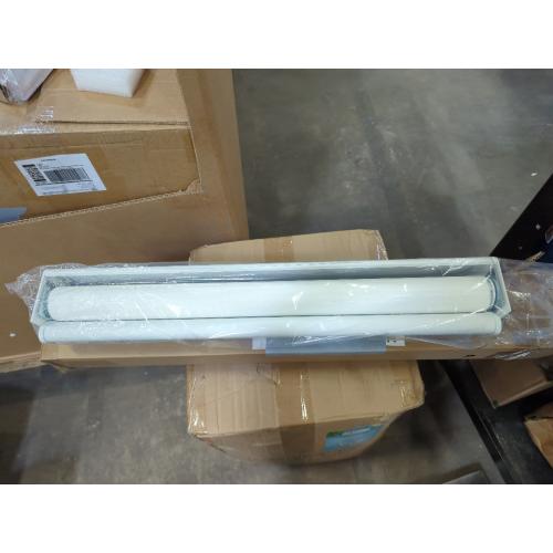 White Persilux Cordless Zebra Blinds for Windows (23 W x 47 H, White) Light Filtering Zebra Shades for Indoor Windows, Sheer Shades Thermal Insulated Blinds with Upgraded Cassette, Window Shades for Home