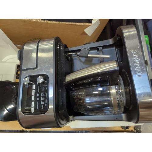 Coffee Center Barista Bar 12 Cup Stainless Steel 4 in 1 Coffee Maker