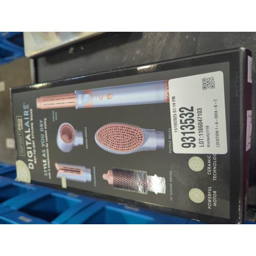 InfinitiPRO by Conair DigitalAIRE Plus Straightener and Bag Multipurpose Hair Styling Tools - 1-1.25