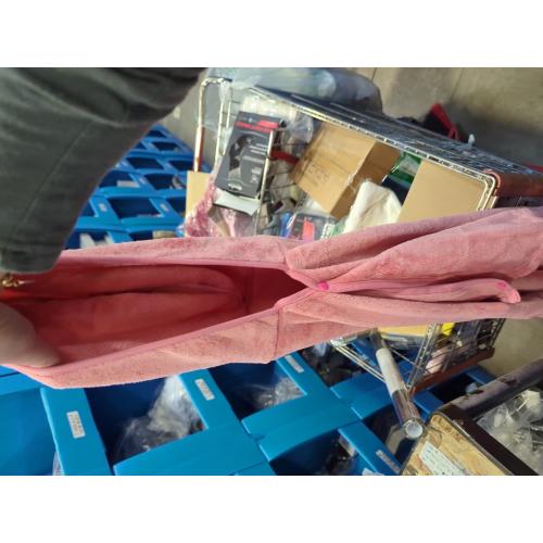 Hiturbo Kids Hooded Bath Towel: Soft Plush Pool Beach Fleece Towel Blanket - 50x30 Toddler Towels Wrap for Boys Girls 3-12 Years (Pink)