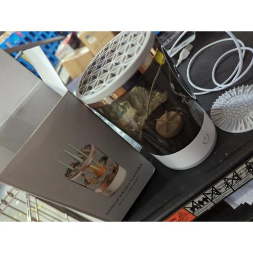 Electric Makeup Brush Cleaner - Efficient Electric Makeup Brush Cleaner Machine for Thorough Brush Cleaning, Ideal for Makeup Artists & Enthusiasts