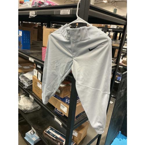 M Nike Vapor Select 2 Big Kids' High Baseball Pants (DX9168-012, Wolf Grey/Black)