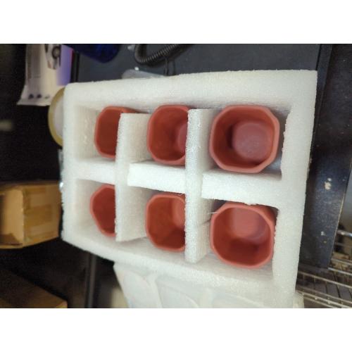 Kullad Cup Plain Kullad Set Of 6 ( Brown )