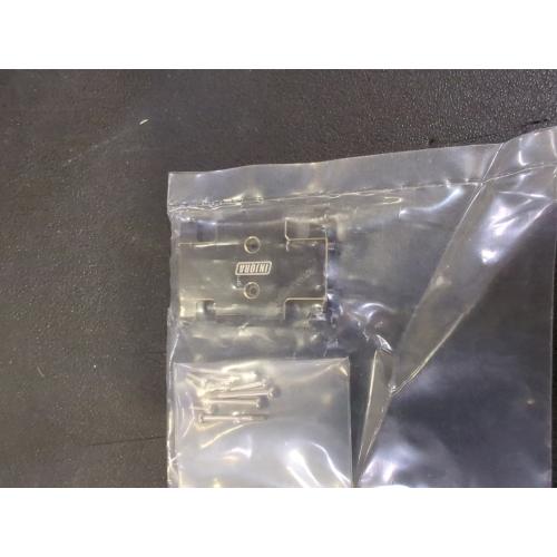 INJORA Skid Plate Transmission Mount Black Coating Brass Mount for AX24 XC-1 Upgrade 1/24 RC Crawler,21g