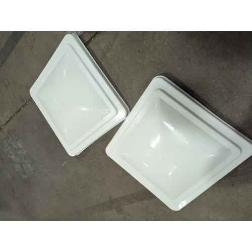 2 Pack Universal Roof Vent Cover Vent Lid Replacement for RV, Trailer, Camper, Motorhome Roof Vent Cover White