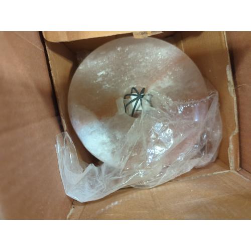 Spantik Himalayan Fire Bowl Salt Lamp with 6 Massage Balls Premium Quality Authentic from Pakistan