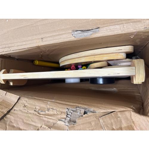 Beright 4 in 1 Pikler Triangle Gym, Montessori Foldable Climber with Ramp, Indoor Climbing Toys for Kids, Climbing Triangle for Toddlers Arch Climber, Rocker, Learning Waldorf Toy Structure, Natural