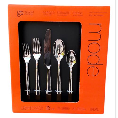 Gourmet settings, silverware, 20 pieces