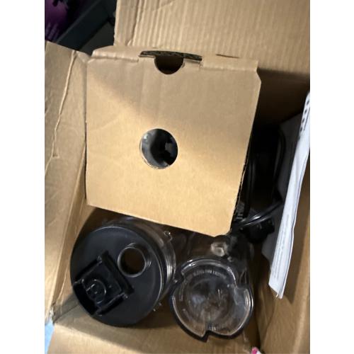 Fit 16 oz. Black Single Speed Single Serve Personal Blender (QB3001SS)