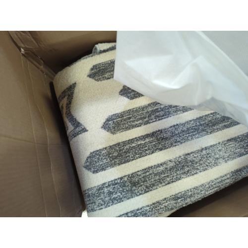 Charcoal Grey Boho 8x10 Area Rugs Textured Tufted Rugs for Living Room Bedroom Rug-Carpet Washable Neutral Modern Geometric Moroccan Aztec Rug