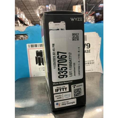 WYZE Cam Pan v3 Indoor/Outdoor IP65 1080P 360° Pan/Tilt/Zoom WiFi Smart Home Security Camera, Motion Tracking for Baby/Pet, Color Night Vision, Works with Alexa&Google Assistant, Free Expert Setup