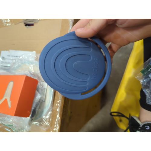 haakaa Silicone Shampoo Brush - Cradle Cap Brush Comb - Baby Hair Scrubber - Newborn Essentials - 1pk-Steel Blue