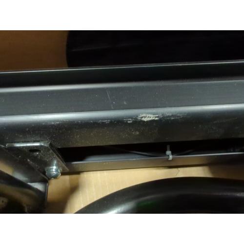 Color Black Lanos Portable 2 In 1 Foldable Exercise Workout 10 Level Adjustable Intensity X Bike Machine for Home with Precision Balanced Flywheel,