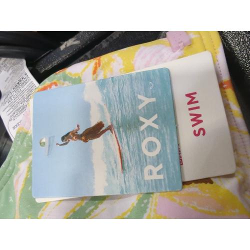 Size Large Roxy Women's Bikini Top – UPF 50 , Quick-Dry, Removable Pads, Swimsuit Top, Surf & Beachwear