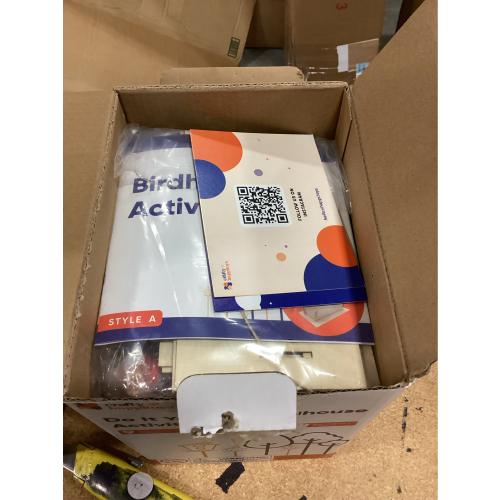 9 DIY Bird House Kits For Children to Build - Wood Birdhouse For Kids to Paint - Unfinished Bird Houses for Kids - Wood Craft Project Kits - Summer Crafts for Girls & Boys, Classroom & Church Activity