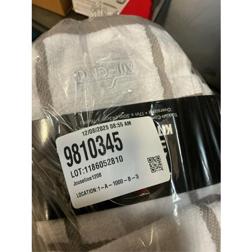 3 Packs All-Clad Checked Cotton Kitchen Towel, Almond