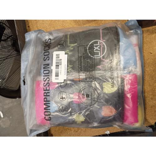 Bluemaple 6 Pack Copper Compression Socks for Women and Men Circulation-Best Support for Medical, Running,Nursing,Athletic