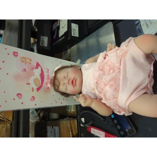 13 Inch Pascale Baby Girl Full Body Soft Silicone Reborn Baby Doll, Not Vinyl Dolls, Life Like Reborn Dolls with Hand Rooted Hair