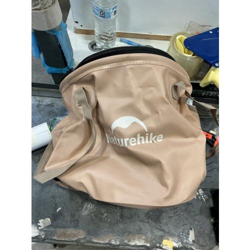 Naturehike 10L Collapsible Bucket, Folding Portable Wash Basin with Handle & Lid for Outdoor Camping Travelling Fishing Hiking Gardening Car Washing