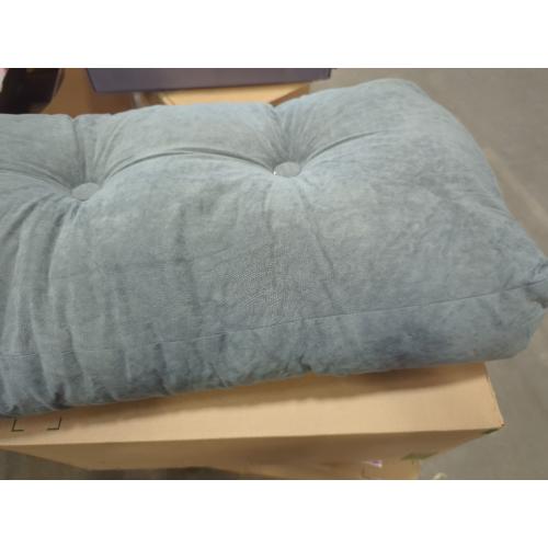 Sleeping Back Rest Pillows with Removable Cover Triangle Reading Pillow for Sitting in Bed Adult Gray
