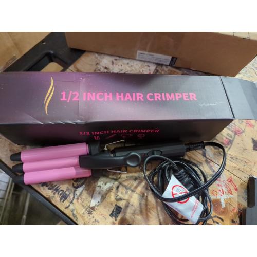 Waver Curling Iron Mini Portable 3 Barrel Hair Crimper Wand for Beauty Salon EU Plug 100?240V hair straightener brush hair clippers - Walmart.com