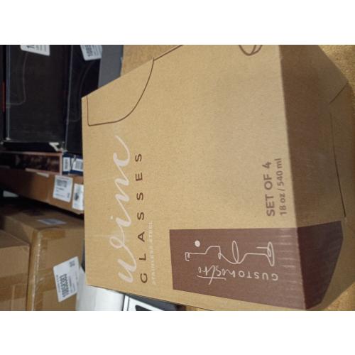 Gusto Nostro Stainless Steel Wine Glass - 18 oz - Unbreakable Rose Gold Wine Glasses for Travel, Camping and Pool - Fancy, Unique and Cool Portable Metal Wine Glass for Outdoor, Picnics (Set of 4)