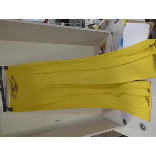 Casual Fit Pants Black, Mustard